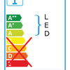 Hq ledwlout01 led wandlamp voor buiten 6 w 190 lm zwart