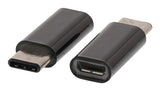 Valueline vlcp60910b usb 2.0-adapter usb-c male - usb micro-b female zwart - afbeelding 1