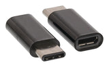 Valueline vlcp60910b usb 2.0-adapter usb-c male - usb micro-b female zwart - afbeelding 2