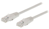 Valueline vlct85000w100 cat5e utp netwerkkabel rj45 (8 8) male - rj45 (8 8) male 10.0 m wit - afbeelding 1