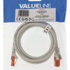Valueline vlcp85200e1.50 cat6 utp netwerkkabel rj45 (8 8) male - rj45 (8 8) male 1.50 m grijs
