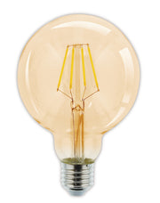 HQ HQ HQLFE27G95002 Led Retro Filament Lamp E27 Dimbaar G95 4 W 320 Lm 2500 K - afbeelding 3
