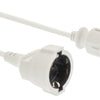 Jipy k ouml;nig ec103f1wh stroom verlengkabel 3 m h05vv-f 3g1.5 ip20 wit
