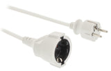 Jipy k ouml;nig ec103f1wh stroom verlengkabel 3 m h05vv-f 3g1.5 ip20 wit - afbeelding 2