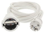 Jipy k ouml;nig ec103f1wh stroom verlengkabel 3 m h05vv-f 3g1.5 ip20 wit - afbeelding 3
