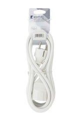 Jipy k ouml;nig ec103f1wh stroom verlengkabel 3 m h05vv-f 3g1.5 ip20 wit - afbeelding 4