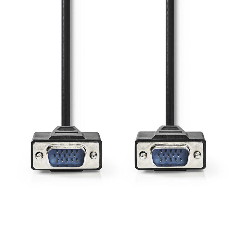 Nedis ccgp59000bk200 vga-kabel vga male vga male 20 m zwart