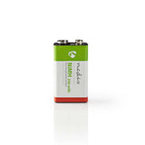 Bouwkern oplaadbare nimh-batterij e-block - 8.4 v dc - 250 mah - voorgeladen - 1-blister - 6lr61 - groen rood - afbeelding 1