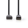 Nedis cvgp34590bk02 high speed hdmi kabel met ethernet hdmi mini-connector naar hdmi output 20 cm zwart