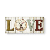 Nedis CLWA001WDL40 Houtstijl Wandklok In Lijst Model #039;love #039; - afbeelding 1