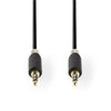 Nedis cabp22000at20 stereo audiokabel 3,5 mm male - 3,5 mm male 2,0 m antraciet