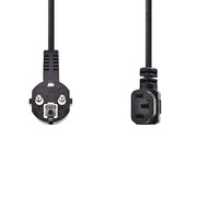 Nedis cegp10020bk100 voedingskabel schuko male haaks - iec-320-c13 haaks 10 m zwart - afbeelding 1