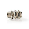 Nedis csgb41940me satelliet- en antenne-adapter f female - f female metaal
