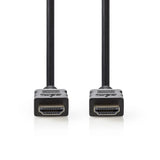 Nedis cvgt34000bk15 high speed hdmi-kabel met ethernet hdmi-connector - hdmi-connector 1,5 m zwart - afbeelding 2