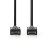 Nedis cvgt34000bk20 high speed hdmi-kabel met ethernet hdmi-connector - hdmi-connector 2,0 m zwart