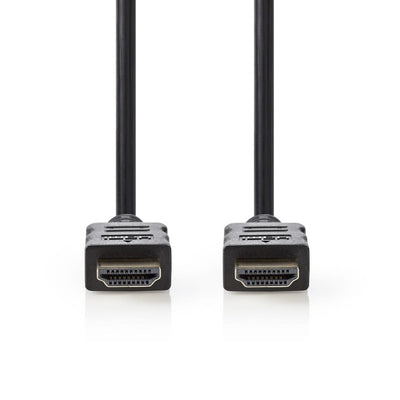Nedis cvgt34000bk20 high speed hdmi-kabel met ethernet hdmi-connector - hdmi-connector 2,0 m zwart