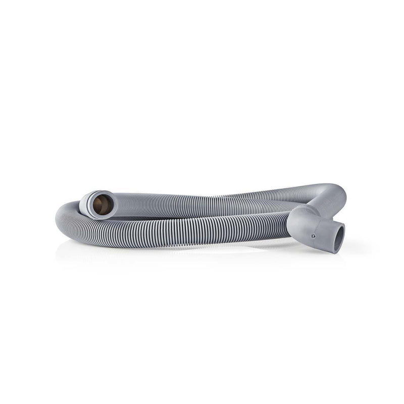 Nedis waoh2219shp20 afvoerslang 22 mm gehoekt - 19 mm recht 0,5 bar 60 deg;c 2,00 m
