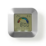 Nedis katr105si hygrometer temperatuurmeter tijd touch-screen - afbeelding 4