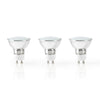 Nedis wifilw30crgu10 wi-fi smart led-lamp warm tot koel wit gu10 3-pack