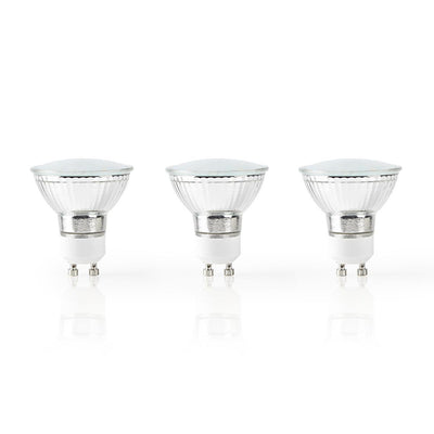 Nedis wifilw31crgu10 wi-fi smart led-lamp warm wit gu10 3-pack