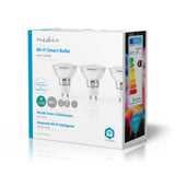 Nedis wifilw31crgu10 wi-fi smart led-lamp warm wit gu10 3-pack - afbeelding 5