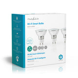Nedis wifilw31crgu10 wi-fi smart led-lamp warm wit gu10 3-pack - afbeelding 6