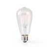 Nedis wifilf10wtst64 wi-fi smart led filamentlamp e27 st64 5 w 500 lm