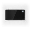 Nedis htpl20fbk glazen paneel convectorkachel thermostaat lcd-scherm 2 warmtestanden staand wandmontage 2000 w zwart