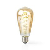 Nedis wifilt10gdst64 wi-fi warm tot koel wit led filamentlampgedraaid e27 st64 5,5 w 350 lm - afbeelding 3