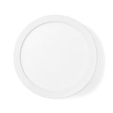 Nedis wifilaw20wt wi-fi smart plafondlamp rond oslash; 30 cm warm tot koel wit 1200 lm 18 w slank design aluminium - afbeelding 4