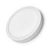 Nedis wifilaw20wt wi-fi smart plafondlamp rond oslash; 30 cm warm tot koel wit 1200 lm 18 w slank design aluminium