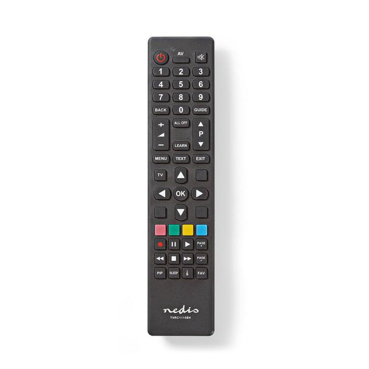 Nedis tvrc1110bk universele afstandsbediening pc-programmeerbaar bedient 1 apparaat