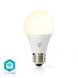 Nedis wifilw12wte27 smartlife led bulb wi-fi e27 800 lm 9 w warm wit 2700 k energieklasse: a+ android trade; ios diameter: 60 mm a60 - afbeelding 1