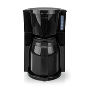 Nedis kacm250ebk koffiezetapparaat maximale capaciteit: 1.0 l 8 warmhoudfunctie zwart - afbeelding 1