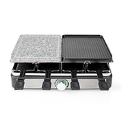 Nedis fcra300fbk8 raclette steen grill voor 8 personen - afbeelding 3