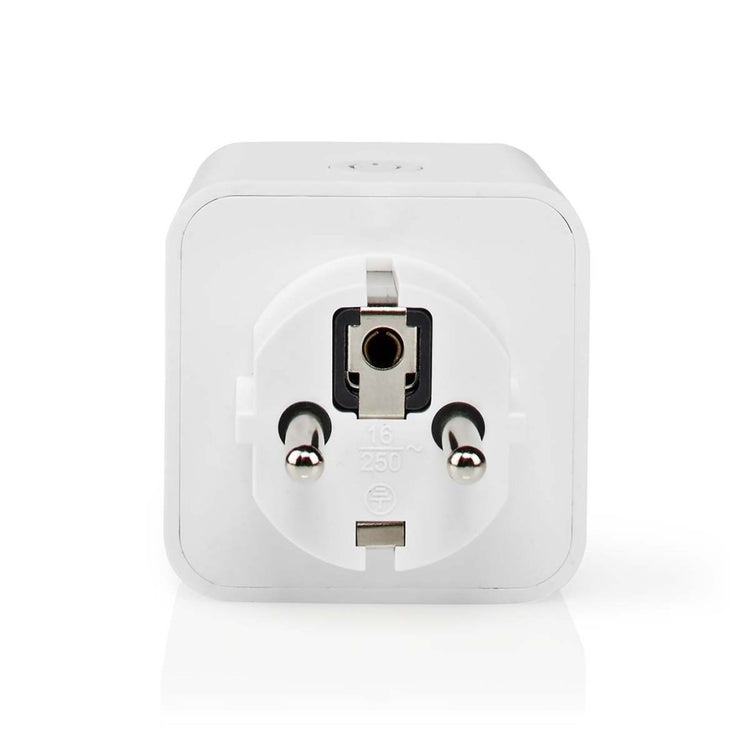 Nedis wifip131fwt smartlife smart stekker wi-fi 1 stuks 3680 w type f (cee 7 3) -10 - 45 °c android ios wit