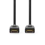 Nedis cvgp35000bk50 hdmi trade; kabel hdmi trade; connector hdmi trade; connector 8k@60hz earc verguld 5.00 m pvc zwart polybag - afbeelding 2