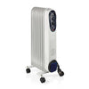 Nedis htoi30wt7 mobiele olieradiator 600 900 1500 w 7 vinnen instelbare thermostaat 3 warmte standen omvalpreventie wit