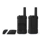 Nedis wltk0610bk walkie talkie set 2 handsets tot 6 km frequentiekanalen: 8 ptt vox tot 3 uur koptelefoonoutput 2 headsets zwart - afbeelding 4