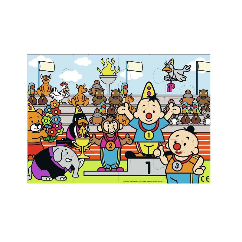 Bumba puzzel 12 stukjes - atleet