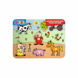 Bumba houten puzzel boerderij 7 stukjes - afbeelding 2
