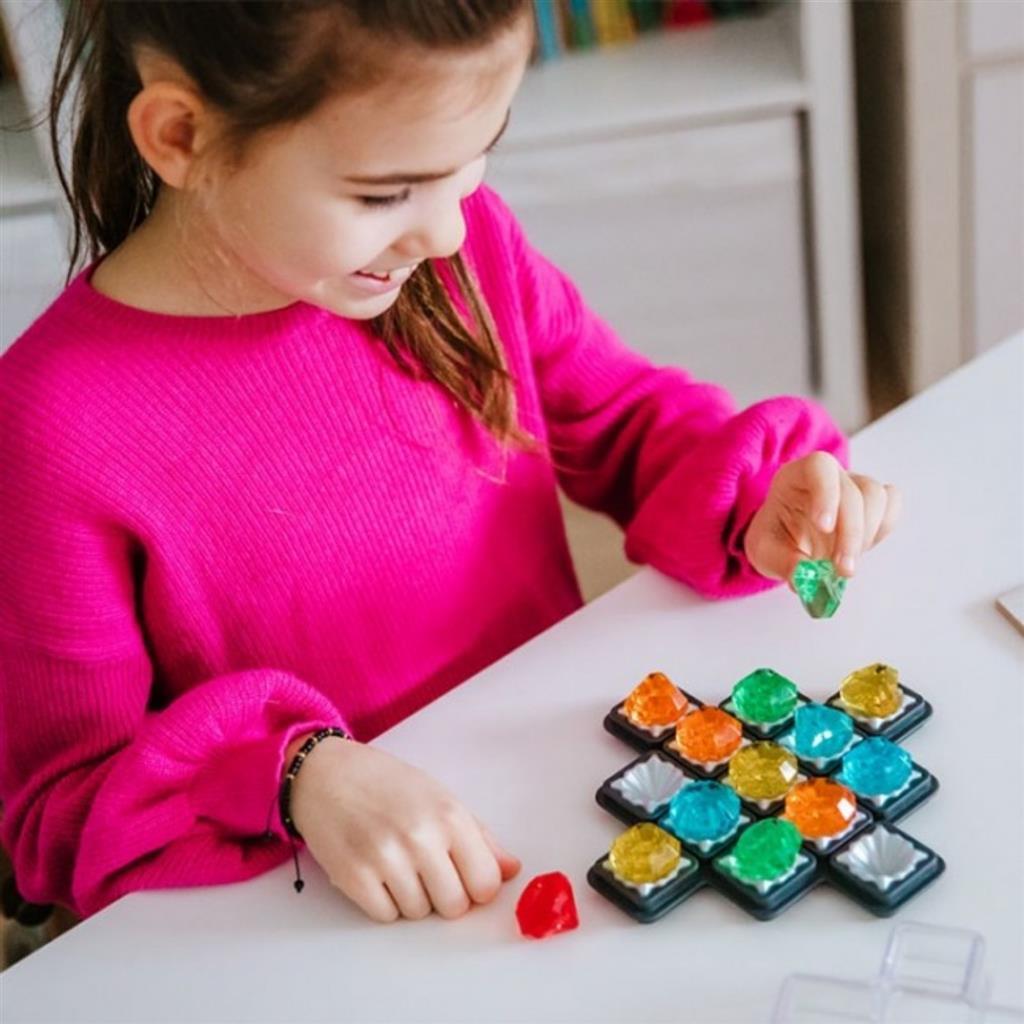 Smartgames diamond quest - logisch denkspel - 80 educatieve mijnuitdagingen - kleuren vormen breinbreker - solospel - vanaf 10 jaar