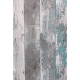 Noordwand behang topchic wooden planks donkergrijs en blauw - afbeelding 1