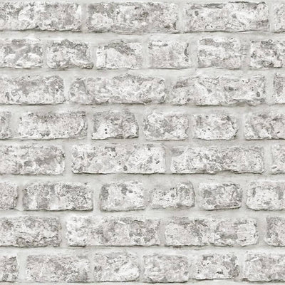 Noordwand behang topchic brick wall donkergrijs