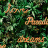 Noordwand behang good vibes neon letter with plants groen en oranje