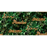 Noordwand behang good vibes neon letter with plants groen en oranje - afbeelding 3