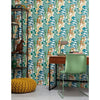 Noordwand behang good vibes big leaves blauw en groen