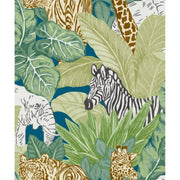 Noordwand behang good vibes jungle animals groen en zwart - afbeelding 2