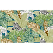 Noordwand behang good vibes jungle animals groen en zwart - afbeelding 3