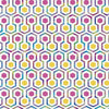 Noordwand behang good vibes hexagon pattern roze en geel